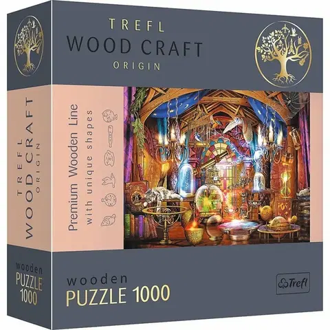 Hračky puzzle TREFL - Dřevěné puzzle 1000 - Kouzelná komnata