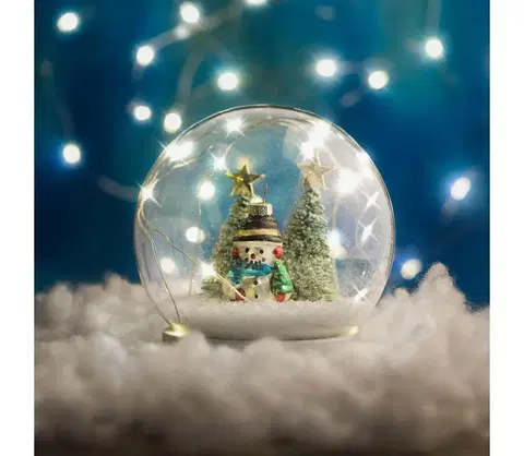 Vánoční dekorace  LED Vánoční dekorace 7xLED/2xAA sněhulák 