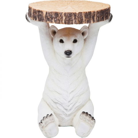 Odkládací stolky KARE Design Odkládací stolek Polar Bear