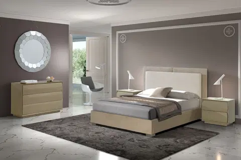 Luxusní a stylové postele Estila Exkluzivní čalouněná postel Telma v moderním provedení 150-180cm