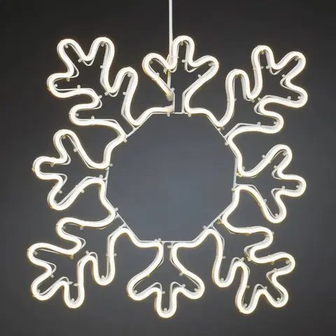 Vánoční osvětlení do oken Konstsmide Christmas LED dekorativní silueta sněhové vločky pro venkovní použití