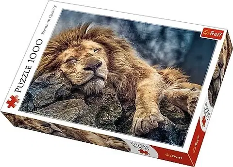 Hračky puzzle TREFL - Puzzle Spící lev