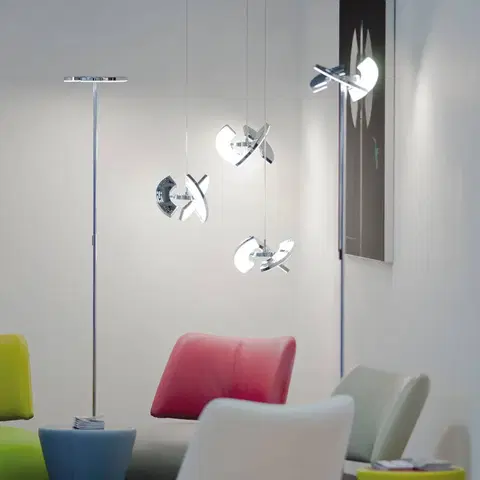 Závěsná světla Oligo OLIGO Trinity LED závěsné světlo 3 pohyblivé prvky
