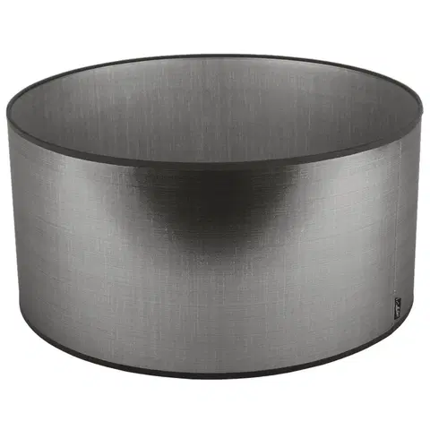 Svítidla Stříbrno-černé stínidlo Azzuro drum - Ø50cm*25/ E27 Collectione 8500416217105 LS15010