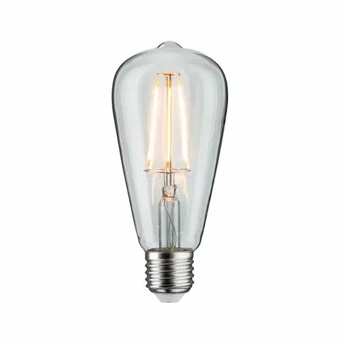 LED žárovky PAULMANN LED ST64 žárovka 7,5 W E27 čirá teplá bílá stmívatelné 287.03