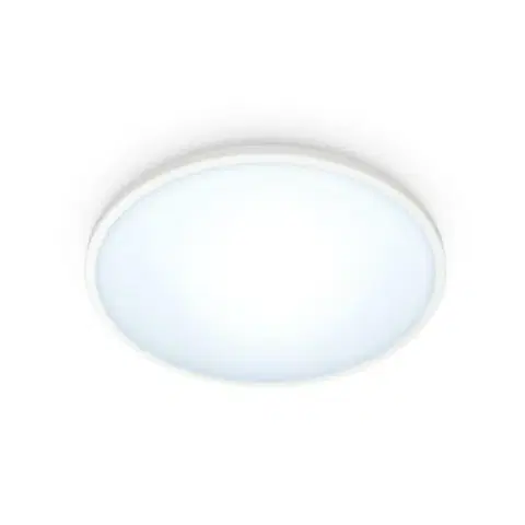Chytré osvětlení Philips LED Stropní přisazené svítidlo WiZ Superslim 8719514338012 16W 1500lm 2700-6500K IP20 29,2cm bílé, stmívatelné