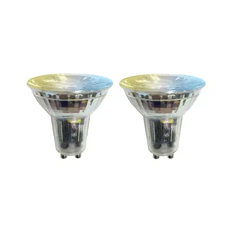 LED žárovky PRIOS Prios Smart LED žárovka 2ks GU10 sklo 4,7W čirá Tuya