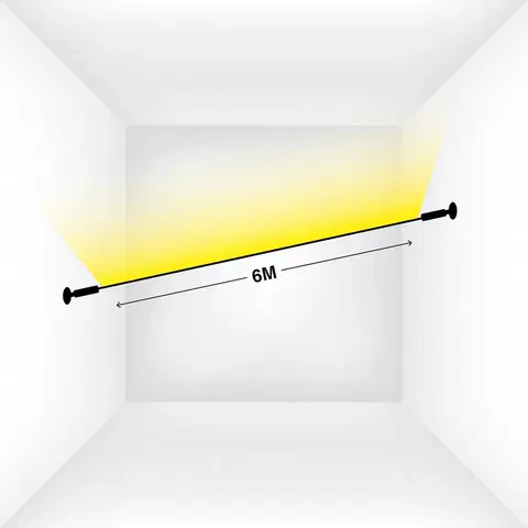 LED profily The Light Group SLC SkyLine profil pro LED pásky, délka 6m