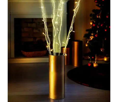 Svítidla  LED Vánoční dekorace 40xLED/3xAA bílá 