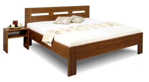 bez úložného prostoru Manželská postel Pegas 160x200, 180x200, lamino
