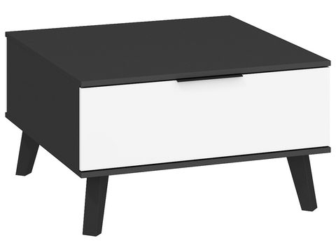 Konferenční stolky Malý konferenční stolek OSMAK, černá/bílý lesk, 5 let záruka