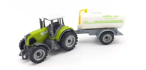 Hračky WIKY - Kovový Traktor s postřikem 17cm