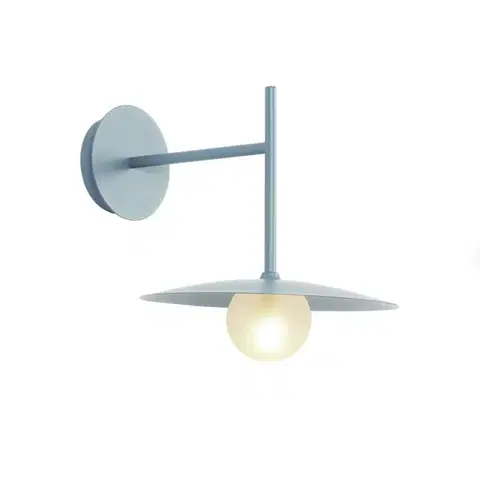 Nástěnné lampy ve skandinávském stylu ACA Lighting nástěnné svítidlo 1xG9 AFINAR šedá + matné sklo 25X28X32CM OD94451WG
