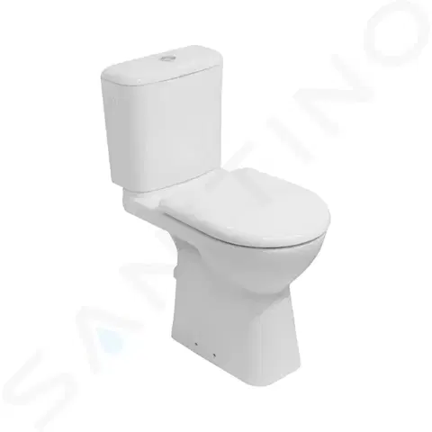 Záchody JIKA Deep WC kombi mísa bezbariérová, zadní odpad, bílá H8236160000001