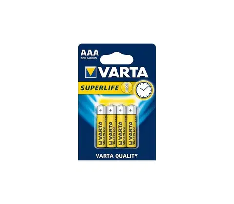 Baterie primární VARTA Varta 2003 - 4 ks Zinkouhlíková baterie SUPERLIFE AAA 1,5V 