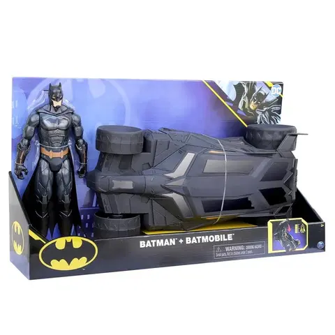 Hračky SPIN MASTER - Batman Batmobile S Figurkou 30 Cm