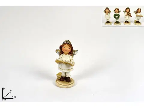 Sošky, figurky - andělé PROHOME - Anděl 9cm různé druhy