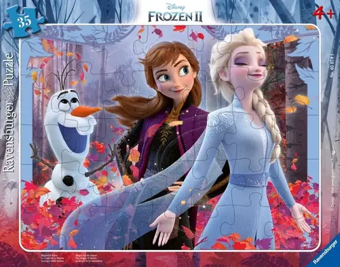 Hračky puzzle RAVENSBURGER - Disney: Ledové království 2 35 dílků