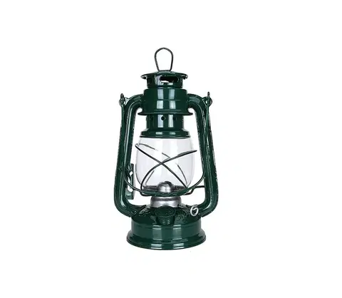 Zahradní lampy Brilagi Brilagi - Petrolejová lampa LANTERN 24,5 cm zelená 