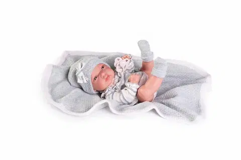 Hračky panenky ANTONIO JUAN - 60029 TONETA - realistická panenka miminko s celovinylovým tělem - 33 cm