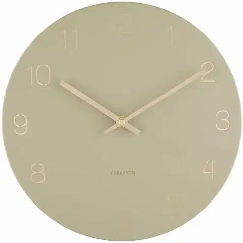 Hodiny Karlsson 5788OG designové nástěnné hodiny, pr. 30 cm