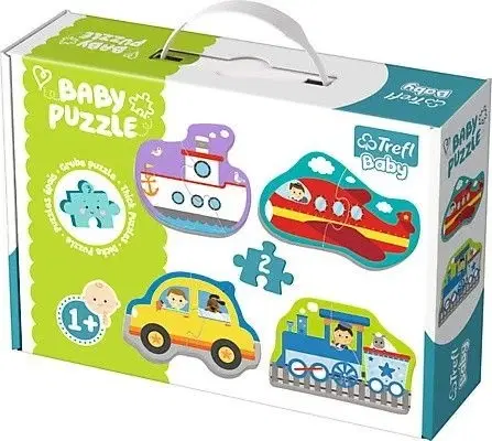 Hračky puzzle TREFL - Puzzle baby classic transportní vozidla