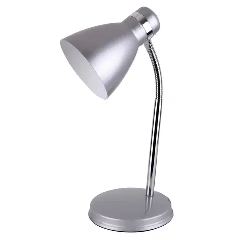 Lampičky Rabalux 4206 Patric stolní lampa, stříbrná