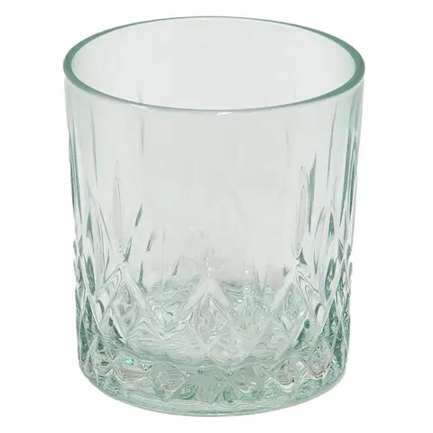 Sklenice Zelená nápojová sklenička Water Green - Ø 8*9 cm / 300 ml Clayre & Eef 6GL4266GR