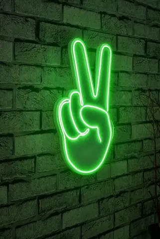 Nástěnné dekorace Dekorativní LED osvětlení RUKA zelená