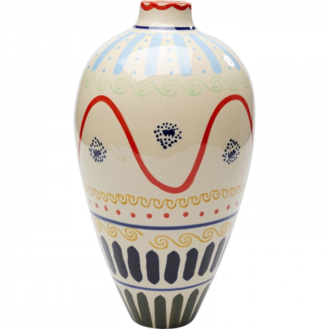 Porcelánové vázy KARE Design Porcelánová váza Los Cabos 37cm