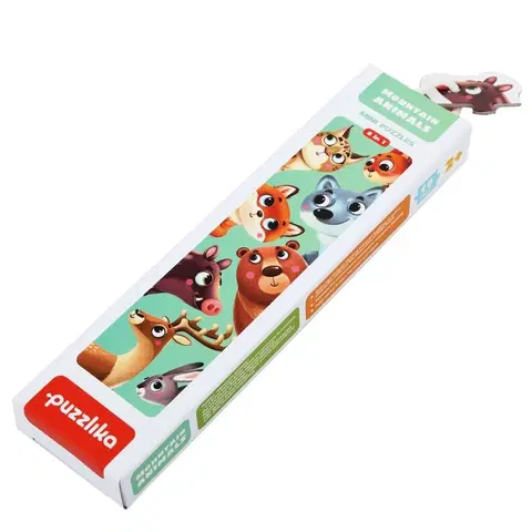 Hračky puzzle PUZZLIKA - 14798 Lesní zvířátka - naučné puzzle 8 zvířátek - 16 dílků
