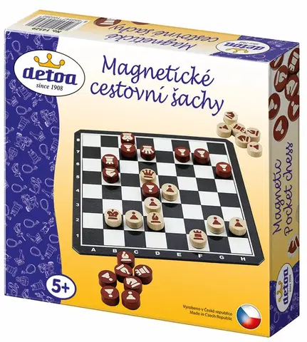Hračky společenské hry DETOA - Magnetické cestovní šachy