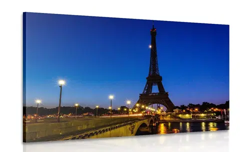 Obrazy města Obraz Eiffelova věž v noci