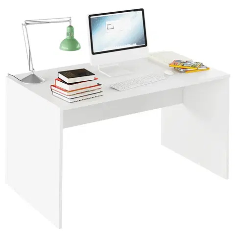 Kancelářské skříně PC stůl, Rioma TYP 11 0000185732 Tempo Kondela Bílá