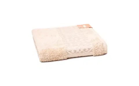 Ručníky Faro Bavlněný ručník Royal 50x90 cm béžový