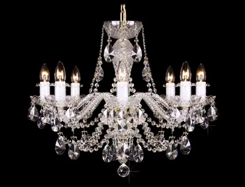 Svítidla Glass 17995 Křišťálový lustr Grande R8 závěsné svítidlo