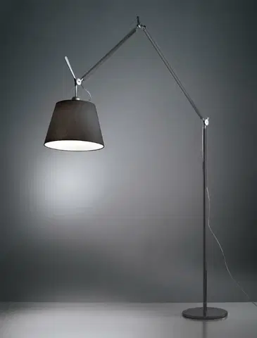 LED stojací lampy Artemide TOLOMEO MEGA LED těleso černá stmív.na tělese bez stínítka a základny 0761030A