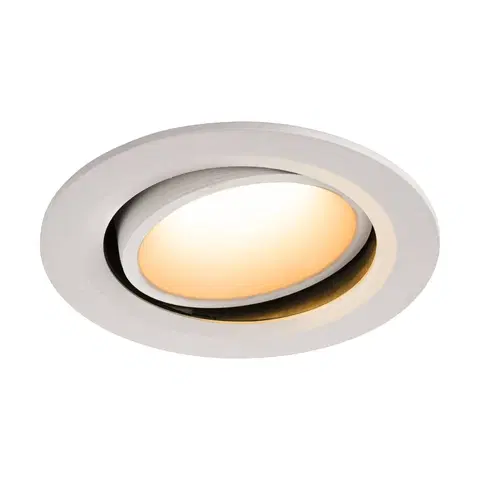 LED podhledová svítidla SLV BIG WHITE NUMINOS MOVE DL L vnitřní LED zápustné stropní svítidlo bílá/bílá 2700 K 55° otočné a výkyvné 1003644