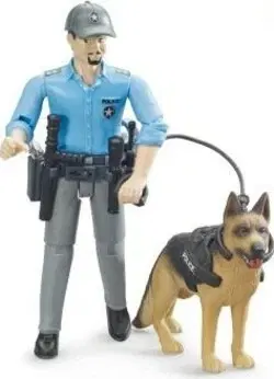 Hračky BRUDER - 62150 Policista se psem
