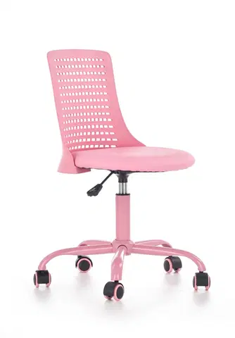 Dětské pokoje HALMAR Dětská židle Pore růžová