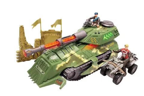 Hračky THE CORPS -  tank Titan s vojáky 39 cm