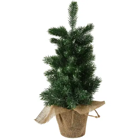 Vánoční dekorace Dekorační stromek Smrk světle zelená, 45 cm