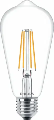 LED žárovky Philips CorePro LEDBulb ND 7-60W E27 ST64 827 CLEAR GLASS