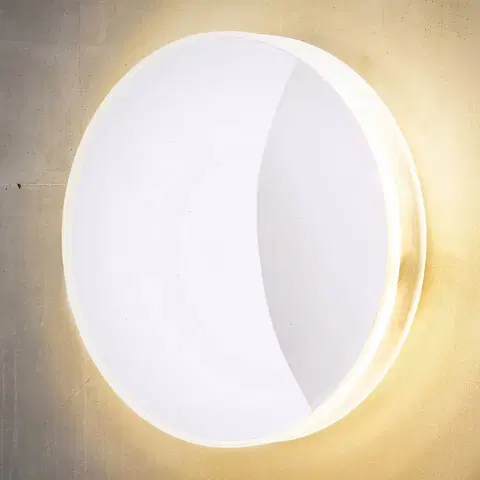 Venkovní nástěnná svítidla Heitronic LED venkovní nástěnné svítidlo Marbella, bílé