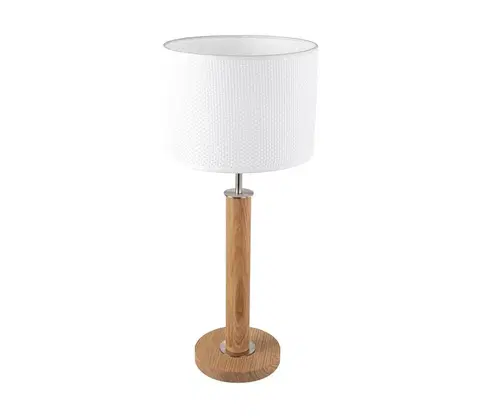 Lampy   7017400611547 - Stolní lampa BENITA 1xE27/60W/230V dub 