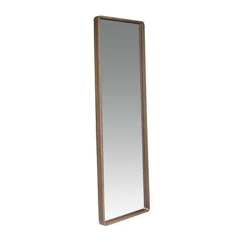 Šatní zrcadla Estila Moderní šatní zrcadlo Vita Naturale s dřevěným rámem 190cm