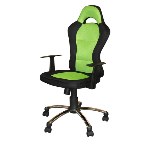 Kancelářské židle Kancelářské křeslo CYRIL, černá/zelená