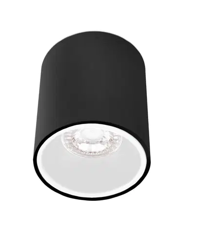 Moderní bodová svítidla CENTURY ESSENZA přisazené svítidlo GU10 černá/bílá 80mm