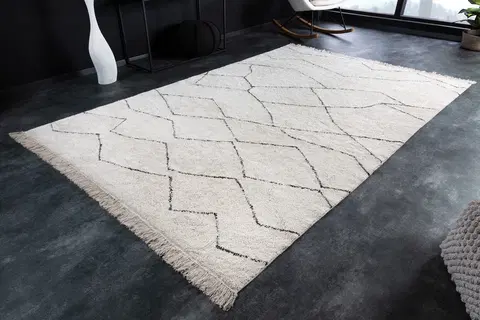 Koberce LuxD Designový koberec Natasha 290 x 190 cm slonovinový
