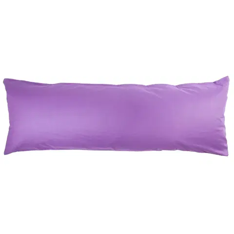 Povlečení 4Home Povlak na Relaxační polštář Náhradní manžel tmavě fialová, 45 x 120 cm